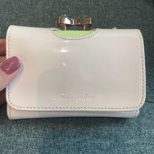 Ted Baker bow crystal small purse